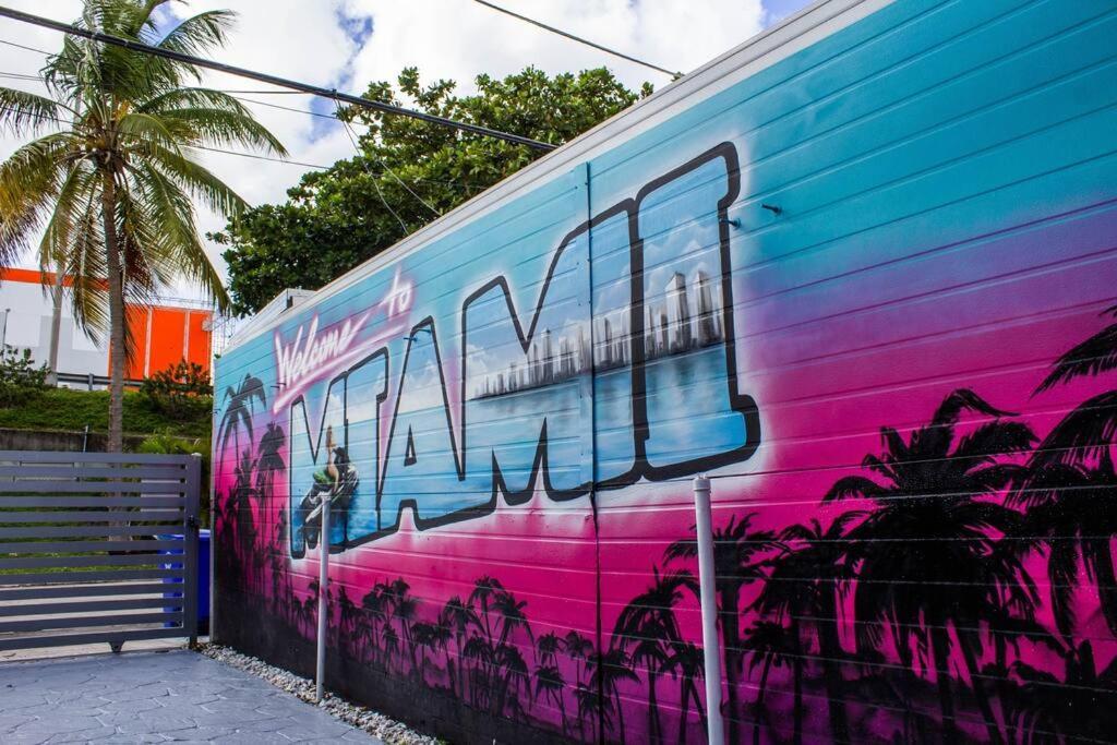 Unique Miami Art Escape W/ Hottub, Arcade & Murals Extérieur photo